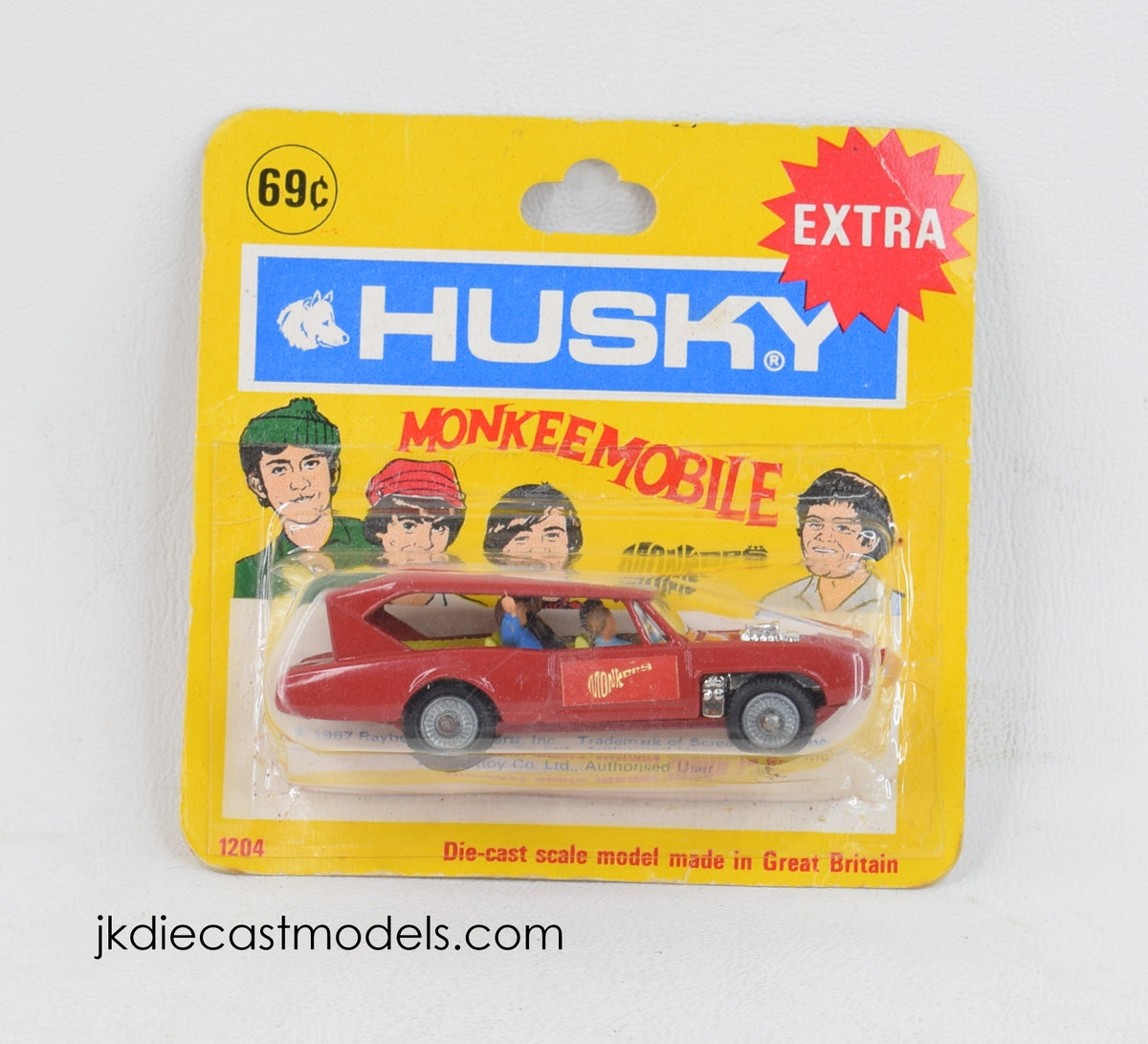 Corgi Husky models 1204 Monkeemobile Mint/Damaged blister