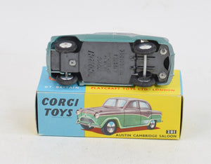 Corgi Toys 201 Austin Cambridge Virtually Mint/Lovely box