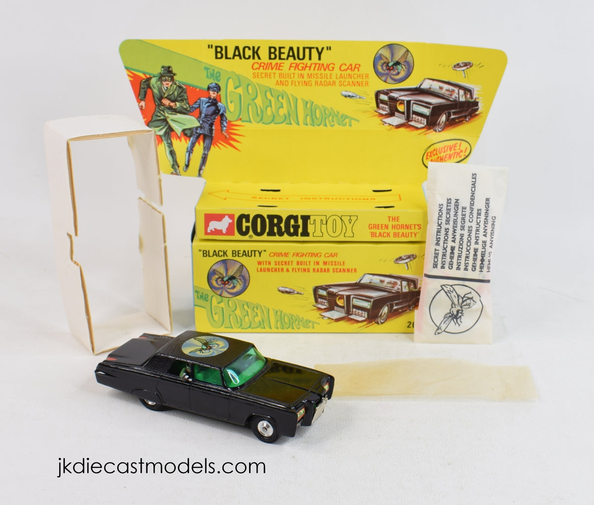 Corgi toy 268 Green Hornet Virtually Mint/Lovely box (Without driver/factory error) 'Kensington Collection'