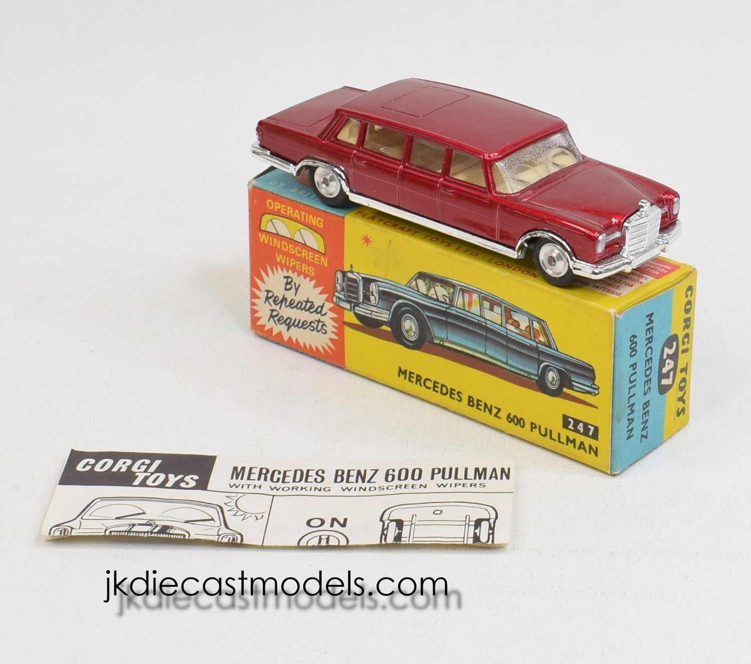 Corgi toys 247 Mercedes 600 Pullman Virtually Mint/Boxed 'Avonmore' Collection