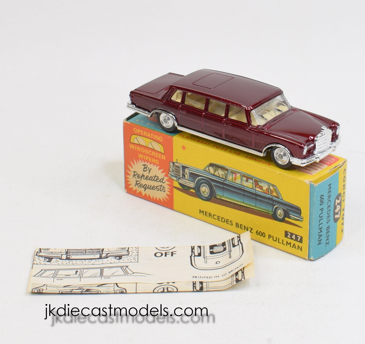 Corgi toys 247 Mercedes 600 Pullman Virtually Mint/Boxed 'Avonmore' Collection