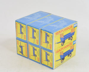 Matchbox Lesney trade wrap of 6 No.40 hay trailers