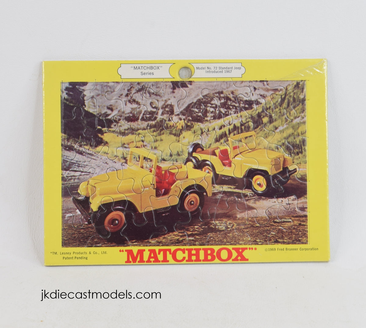 Matchbox Lesney Jigsaw (Sealed) featuring 72 Standard jeep