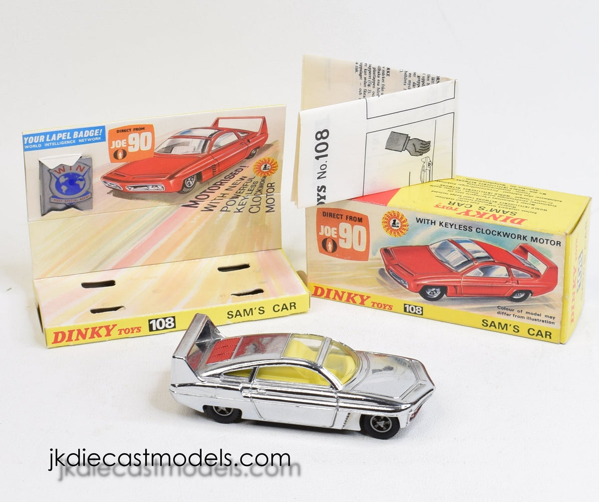 Dinky toys 108 Sam's Car Virtually Mint/Nice box 'Llanellen' Collection