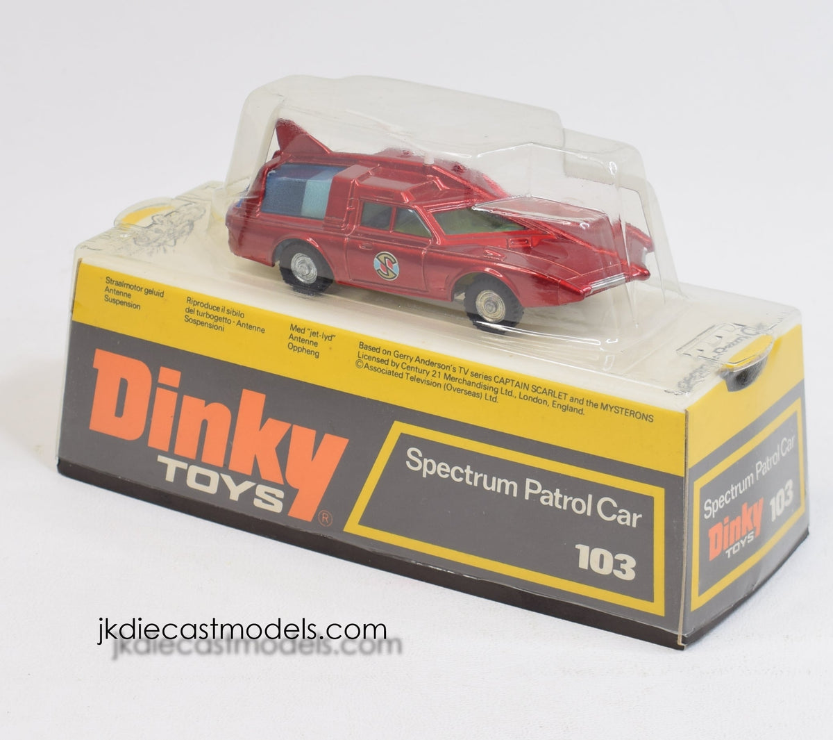 Dinky toys 103 Spectrum Patrol Car Mint/Lovely box