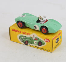 Dinky Toys 110 Aston Martin DB3 Mint/Lovely box ''The West London Collection''