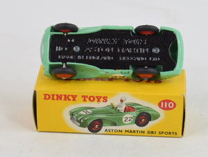 Dinky Toys 110 Aston Martin DB3 Mint/Lovely box ''The West London Collection''