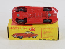 Dinky toy 120 Jaguar e-type Virtually Mint/Boxed ''The West London Collection''