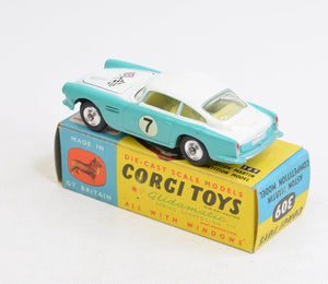 Corgi toys 309 Aston Martin Competition Virtually Mint/Boxed (RN7)