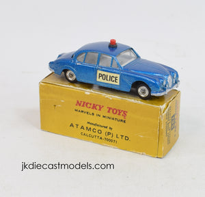 Nicky Toys 050 Jaguar 3.4 Police car Very Near Mint/Boxed