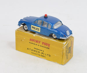 Nicky Toys 050 Jaguar 3.4 Police car Very Near Mint/Boxed