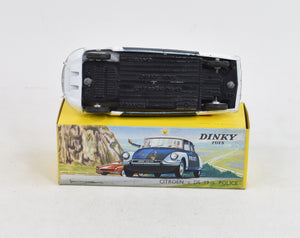 French Dinky  501 Citroen Police car Virtually Mint/Nice box 'Carlton Collection'