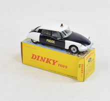 French Dinky  501 Citroen Police car Virtually Mint/Nice box 'Carlton Collection'