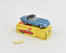 Dinky toy 120 Jaguar e-type Virtually Mint/Nice box 'Carlton Collection'