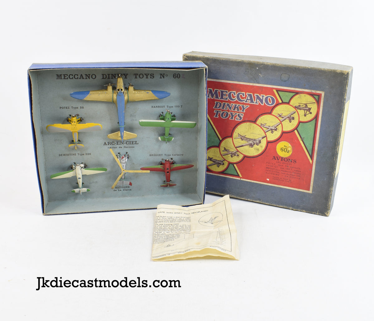 French Dinky Toys Gift Set 60z 'Avions' (Export issue) Very Near Mint/Boxed