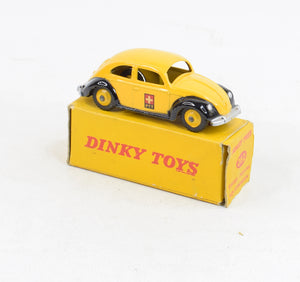 Dinky Toys 262 Swiss Postal VW Very Near Mint/Boxed (Ridged hubs)  '' The West London Collection''