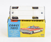 Corgi toys 482 'Chevrolet' Fire chief Virtually Mint/Boxed