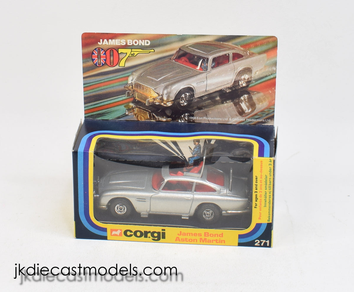 Corgi toys 271 James Bond Aston Martin Mint/Fresh box (Without 1:36 tab)