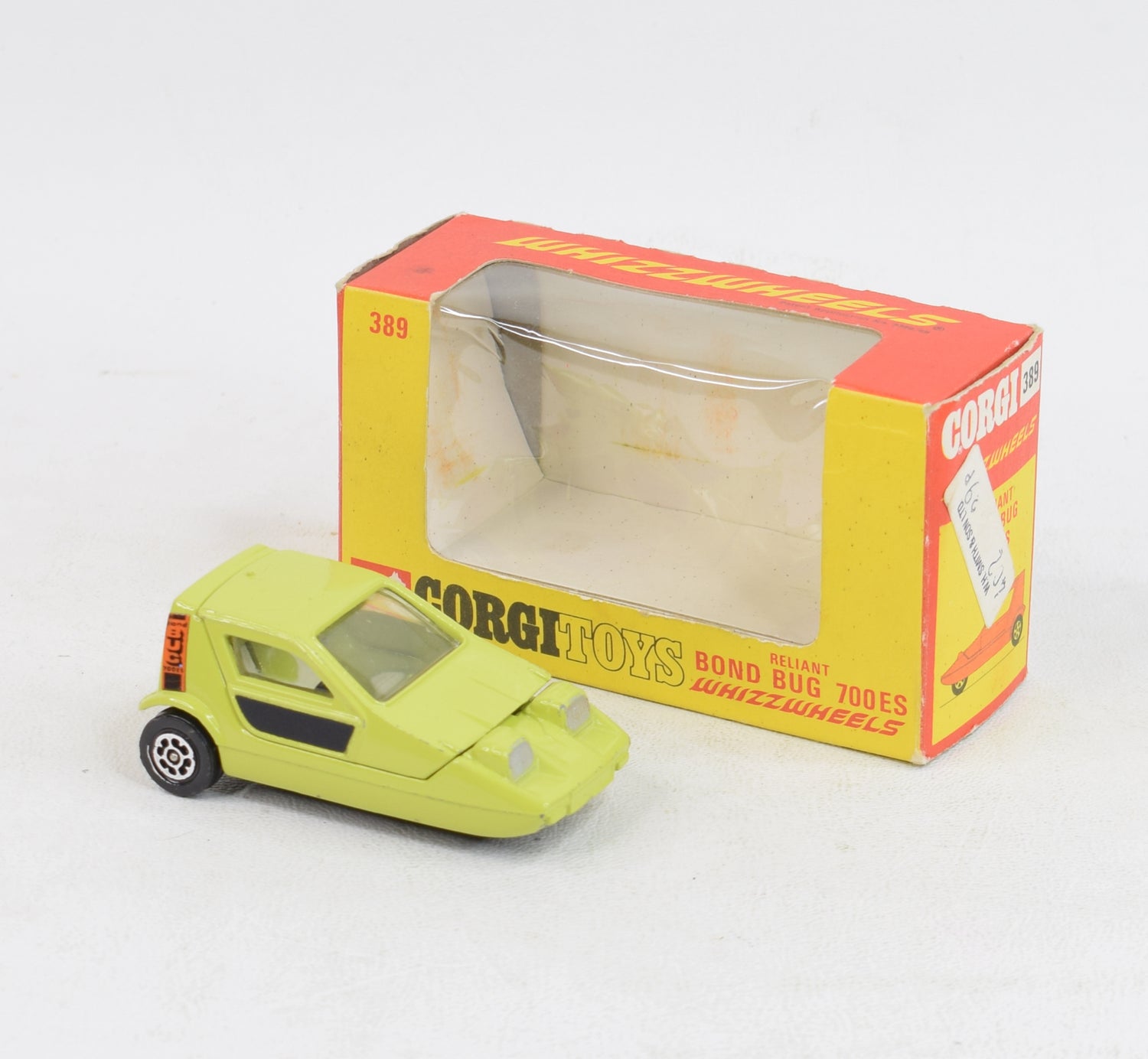 Corgi toys 389 Bond Bug 700ES Virtually Mint/Boxed 'Cricklewood Collection'