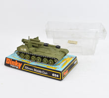 Dinky toys 654 - 155mm. Mobile gun Virtually Mint/Lovely box 'Cricklewood Collection'