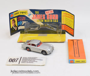 Corgi Toys 270 James Bond D.B.5 Virtually Mint/Nice box (Silver bumpers)
