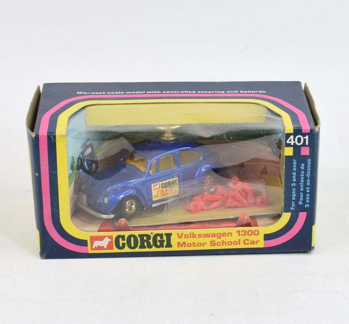 Corgi toys 401 VW Motor School 'Farhschule' Virtually Mint/Nice box ''The J. W Collection''