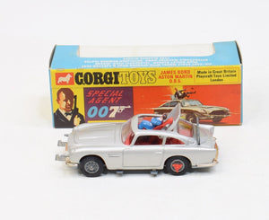 Corgi Toys 270 James Bond DB5 Virtually Mint/Nice box (Without 270 to face)