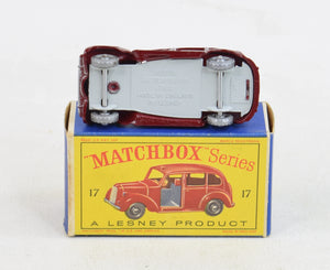 Matchbox Lesney 17 Metropolis Taxi SPW/ D box Virtually Mint/Boxed 'Carlton Collection'