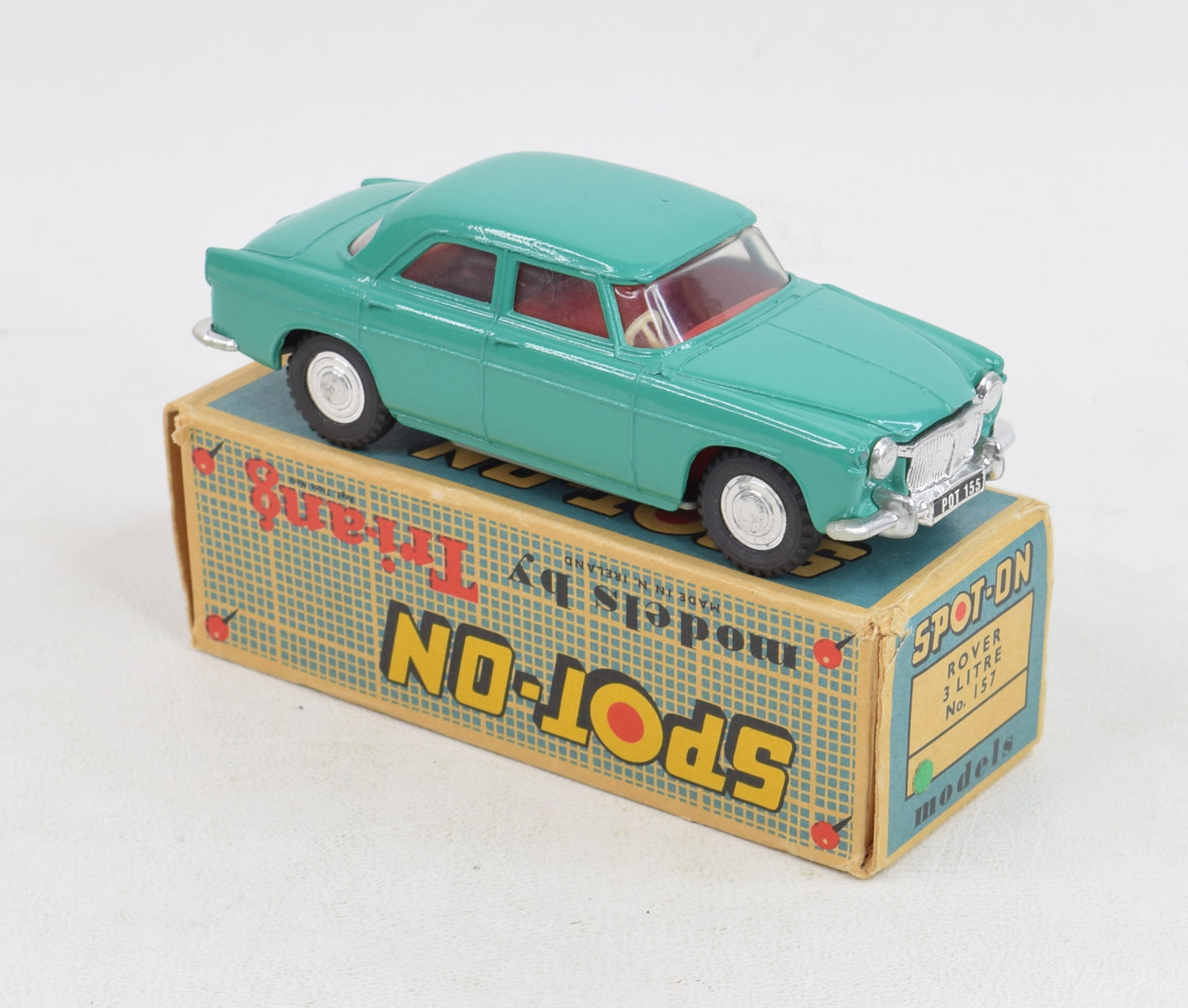 Spot-on 157 Rover 3 litre Very Near Mint/Boxed (Sea green) 'Shropshire Collection'