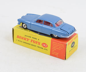 Dinky Toys 142 Jaguar Mark X Virtually Mint/Boxed (Graphite grey baseplate)