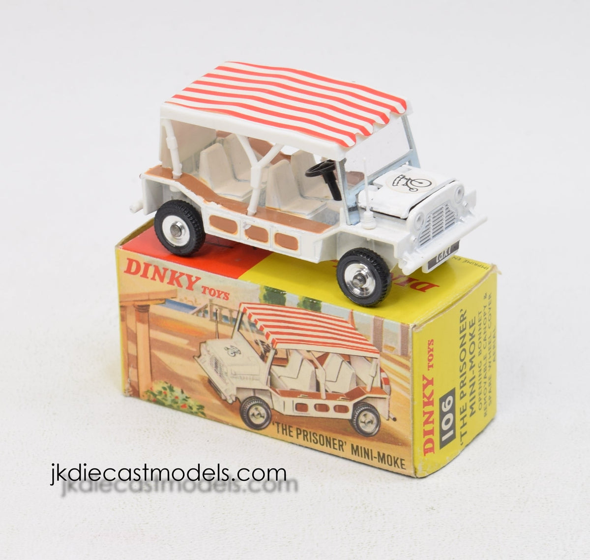 Dinky toys 106 'The Prisoner' Mini Moke Virtually Mint/Nice box - ''The Winchester Collection''