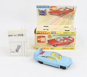 Dinky toys 108 Sam's Car Virtually Mint/Nice box 'Avonmore Collection'