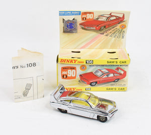 Dinky toys 108 Sam's Car Virtually Mint/Nice box 'Avonmore Collection'