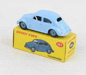 Dinky toys 181 VW Beetle Virtually Mint/Boxed (Plastic hubs) ''The West London Collection''