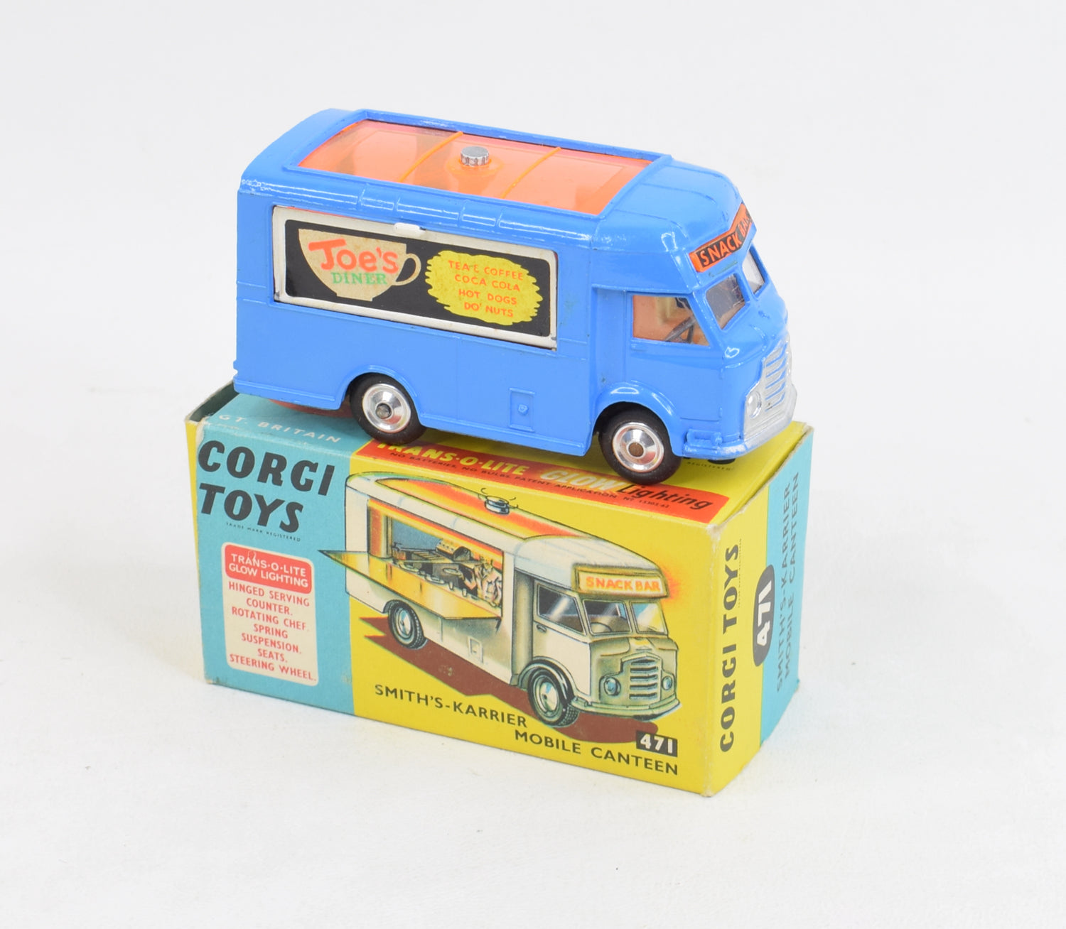 Corgi toys 471 Smith's-Karrier Mobile Canteen Virtually Mint/Boxed