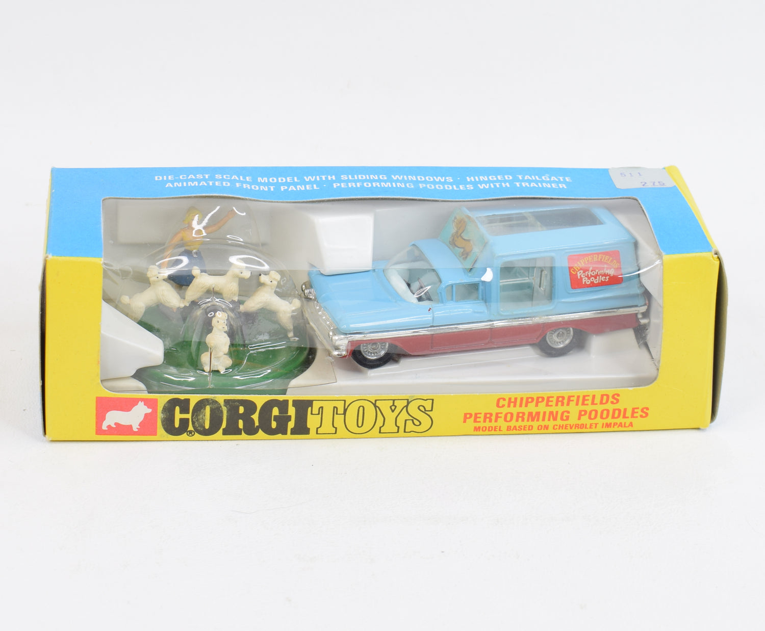 Corgi toys 511 Chipperfields Performing Poodles Virtually Mint/Boxed