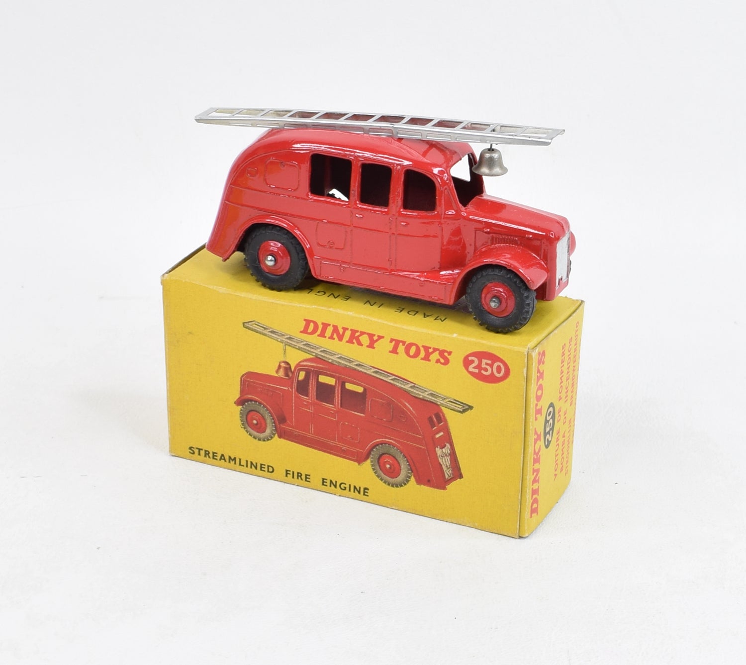 Dinky toys 250 Steamlined Fire Engine Virtually Mint/Boxed