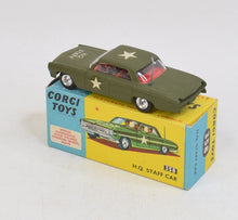 Corgi toys 358 H.Q Staff Car Virtually Mint/Boxed