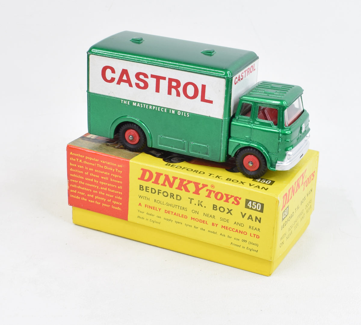 Dinky toys 450 Bedford Castrol Virtually Mint/Lovely box