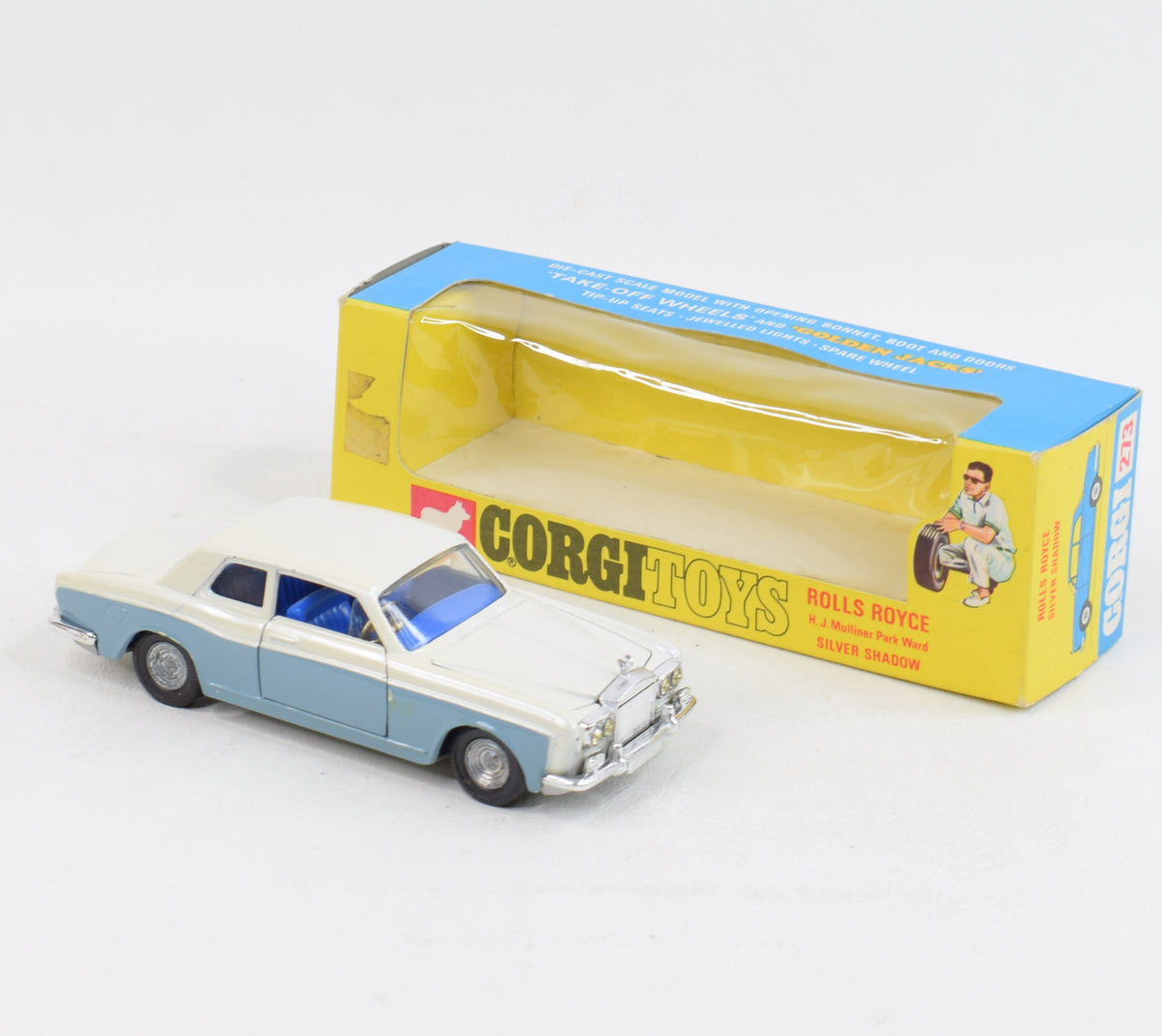 Corgi toys 273 Rolls-Royce Silver Shadow Virtually Mint/Nice box 'Cricklewood Collection'