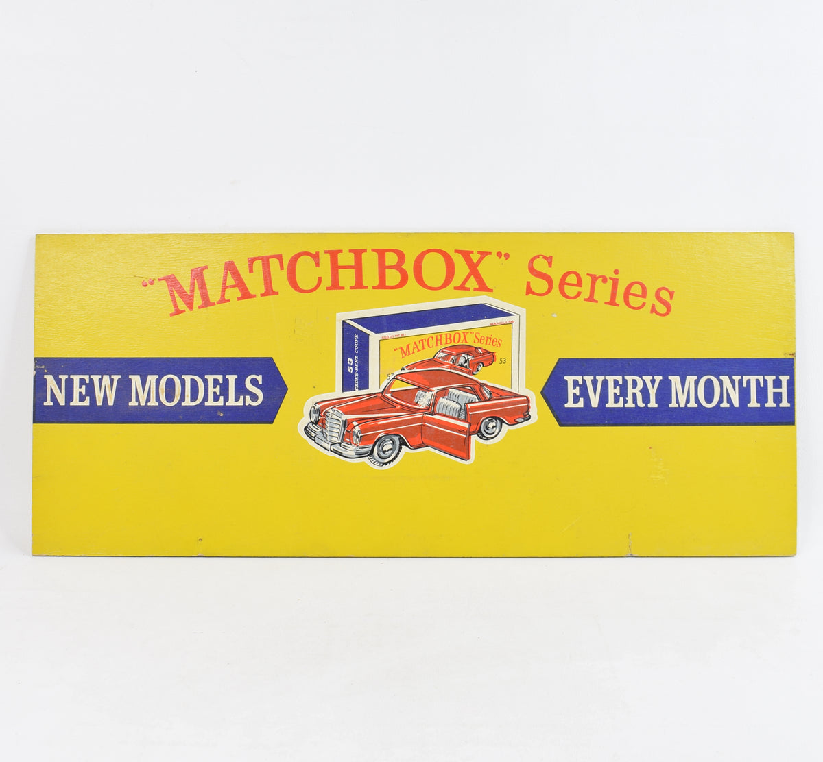 Point of sale - Matchbox Lesney Retailers wooden sign