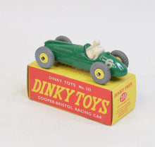 Dinky Toys 233 Cooper-Bristol Virtually Mint/Nice box (Primrose hubs)