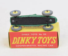 Dinky Toys 233 Cooper-Bristol Virtually Mint/Nice box (Primrose hubs)