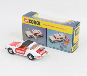 Corgi toys 509 Porsche Targa 911s Virtually Mint/Boxed 'Weslake Collection'