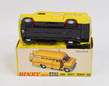 Dinky toy 407 'Hertz' Ford Transit Very Near Mint/Boxed