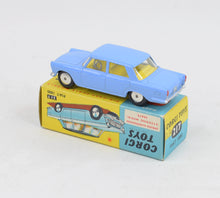 Corgi toys 217 Fiat 1800 Virtually Mint/Nice box (mid blue) 'Weslake Collection'