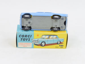 Corgi toys 217 Fiat 1800 Virtually Mint/Nice box (mid blue) 'Weslake Collection'