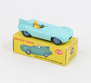 Dinky Toys 238 D type Jaguar Virtually Mint/Boxed "The West London Collection"