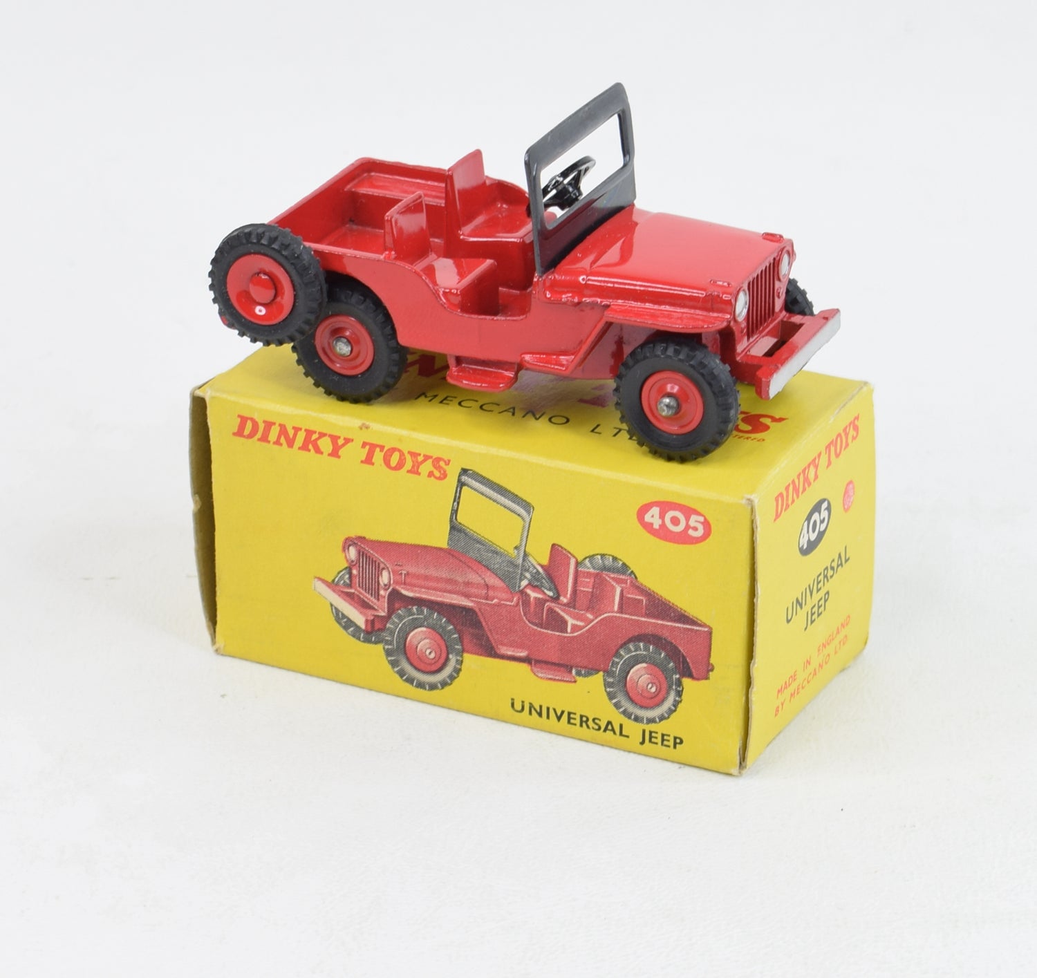 Dinky toys 405 Universal Jeep Virtually Mint/Boxed 'Carlton Collection'