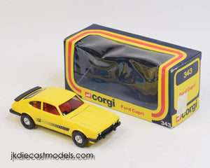 Corgi toys 343 Ford  Capri (Red interior)  Virtually Mint/Boxed 'Avonmore' Collection
